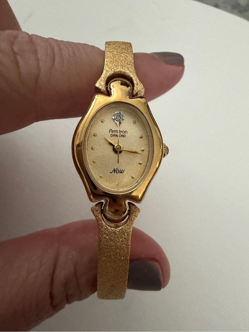 Armitron Gold-Tone Women's Diamond Accent Watch